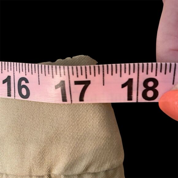 Christopher & Banks Signature Comfort Khaki Pants Tan 12 TALL (35x35) BRAND NEW - Picture 9 of 11